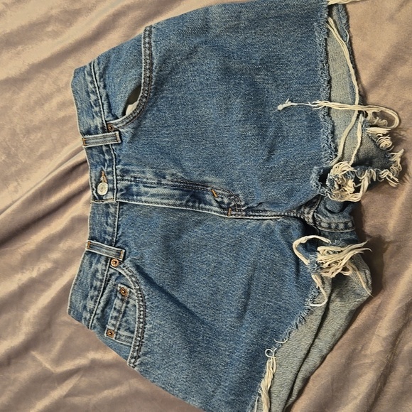 Levi's Blue Jean Shorts - Picture 5 of 6